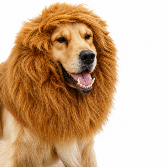 Lion Mane Dog Costume Hat